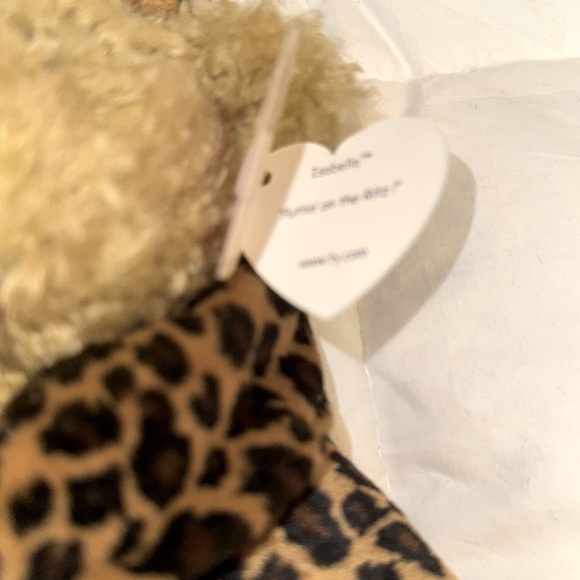 Ty Isabella “putting on the ritz” stuffed teddy bear with velveteen jacket. NWT. - Picture 5 of 6